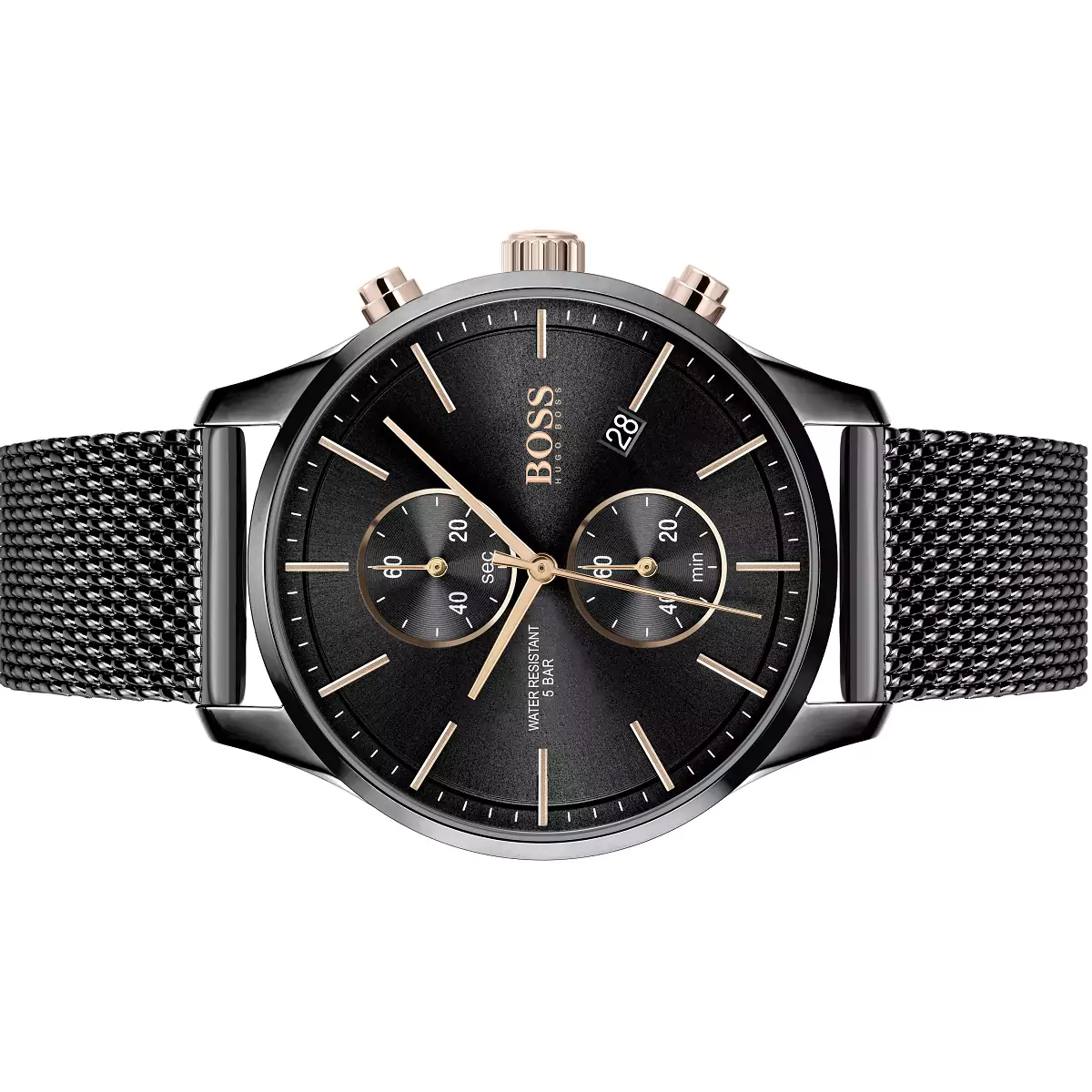 Zegarek Hugo jubilerski męski chronograf Associate Boss klasyczny 1513811 Salon – Kieca